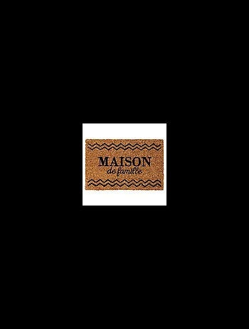 Paillasson Welcome marron et noir 45 x 75 cm