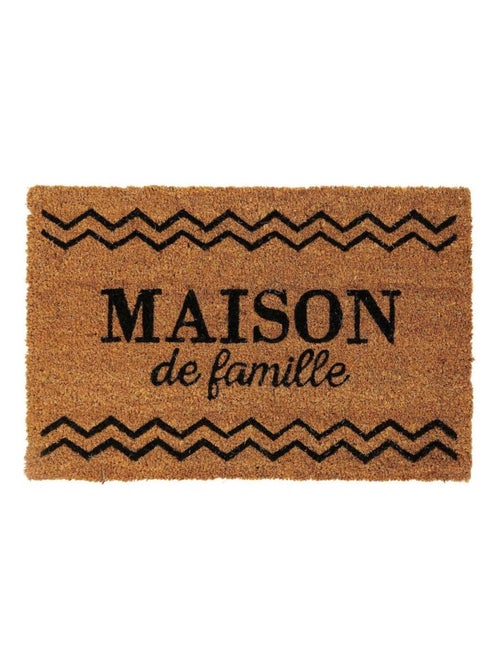 Paillasson Coco 40x60 cm Maison de famille - Kiabi