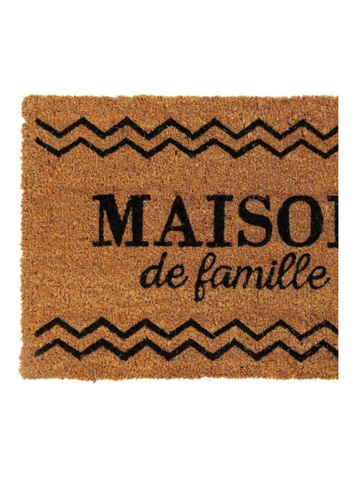 Paillasson Coco 40x60 cm Maison de famille - Kiabi