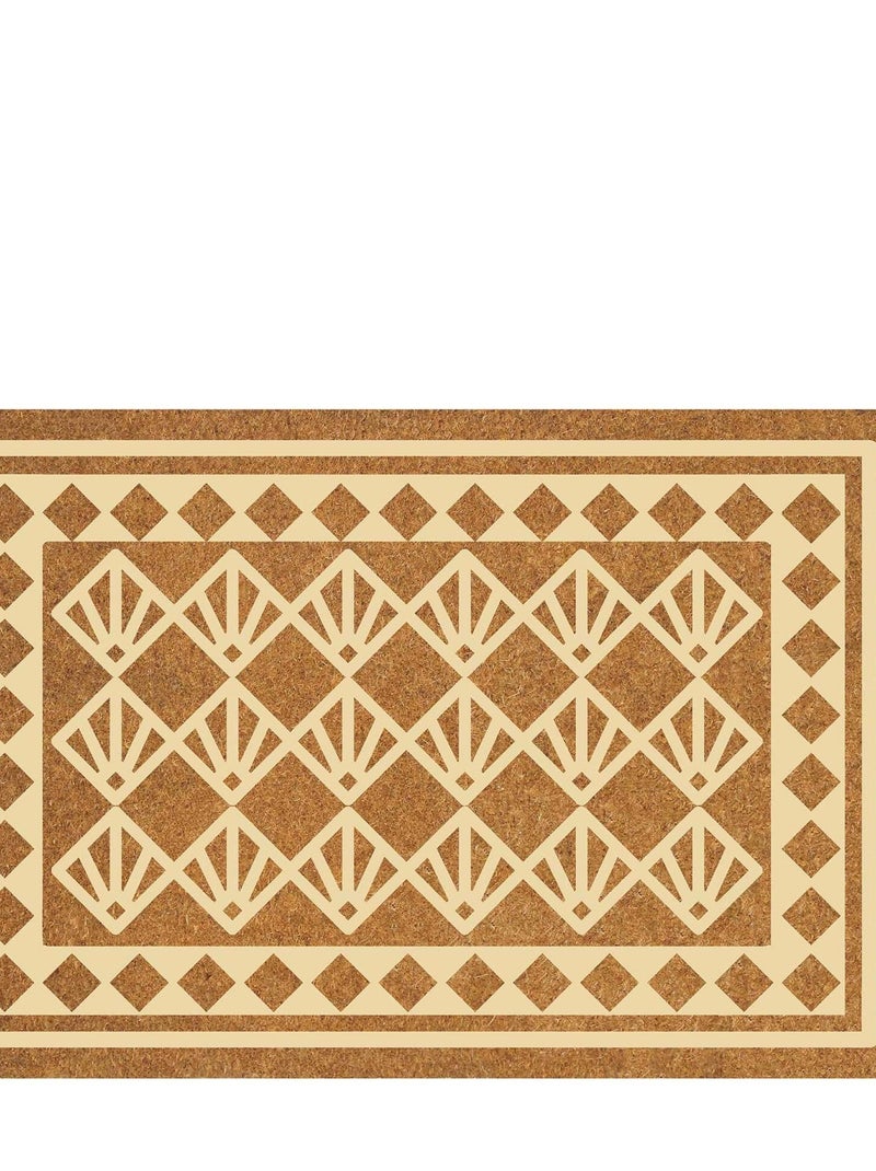 Paillasson coco imprime Chesy Marron - Kiabi