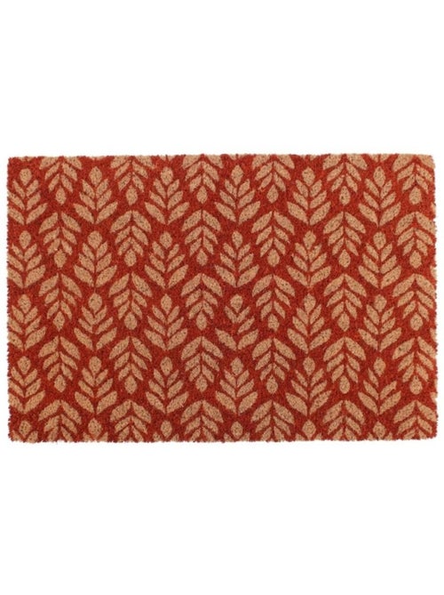 Paillasson coco imprimé feuillage géométrique 40x60cm - Kiabi