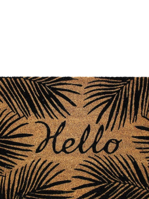 Paillasson coco imprimé Hello - Kiabi