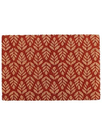 Paillasson coco imprimé zig zags 40x60cm