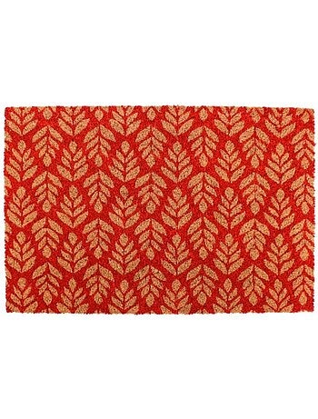 Paillasson coco imprimé zig zags 40x60cm