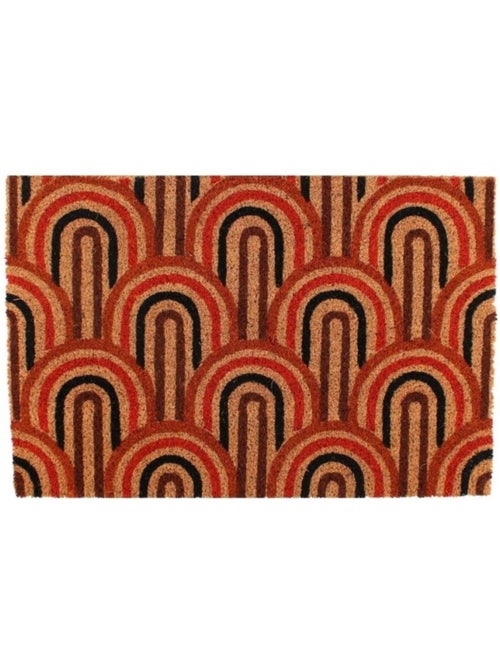 Paillasson coco motifs arches multicolores 40x60cm - Kiabi