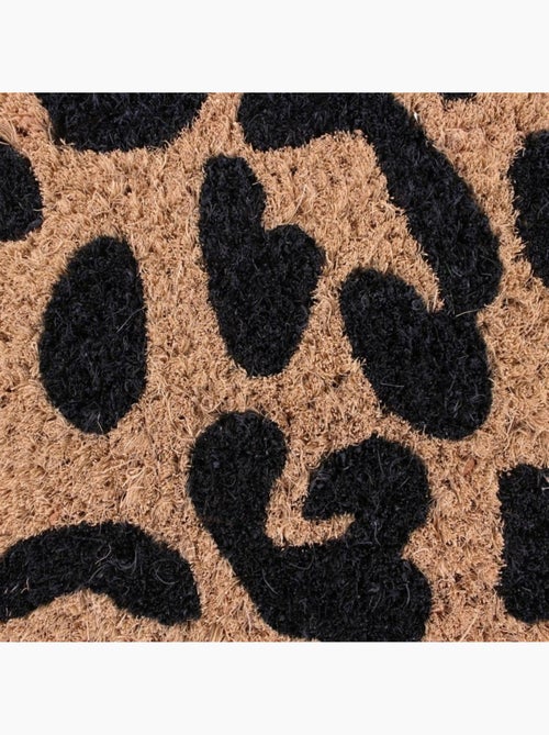 Paillasson de marche coco imprimé léopard 25x75cm - Kiabi