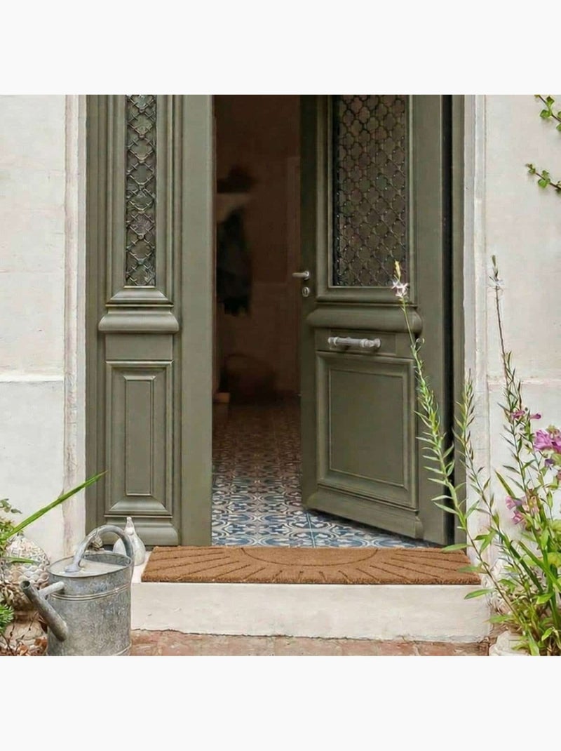 Paillasson de marche motif soleil 25x75cm Marron - Kiabi