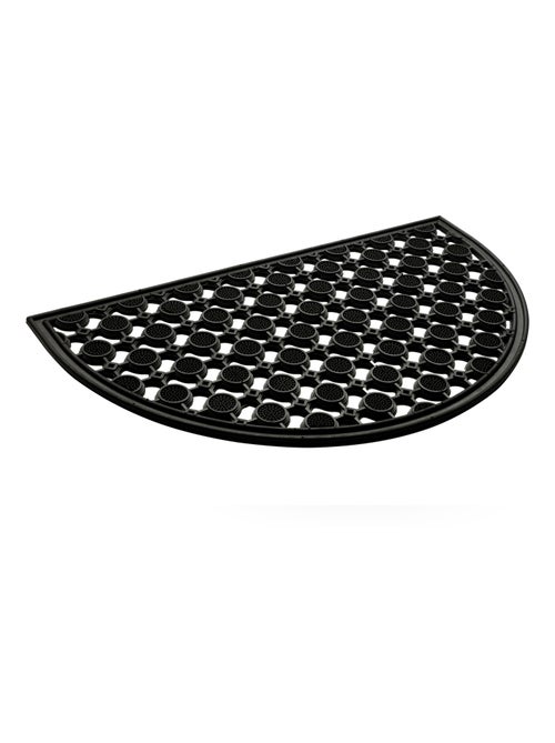 Paillasson demi-lune en caoutchouc ajouré - Kiabi