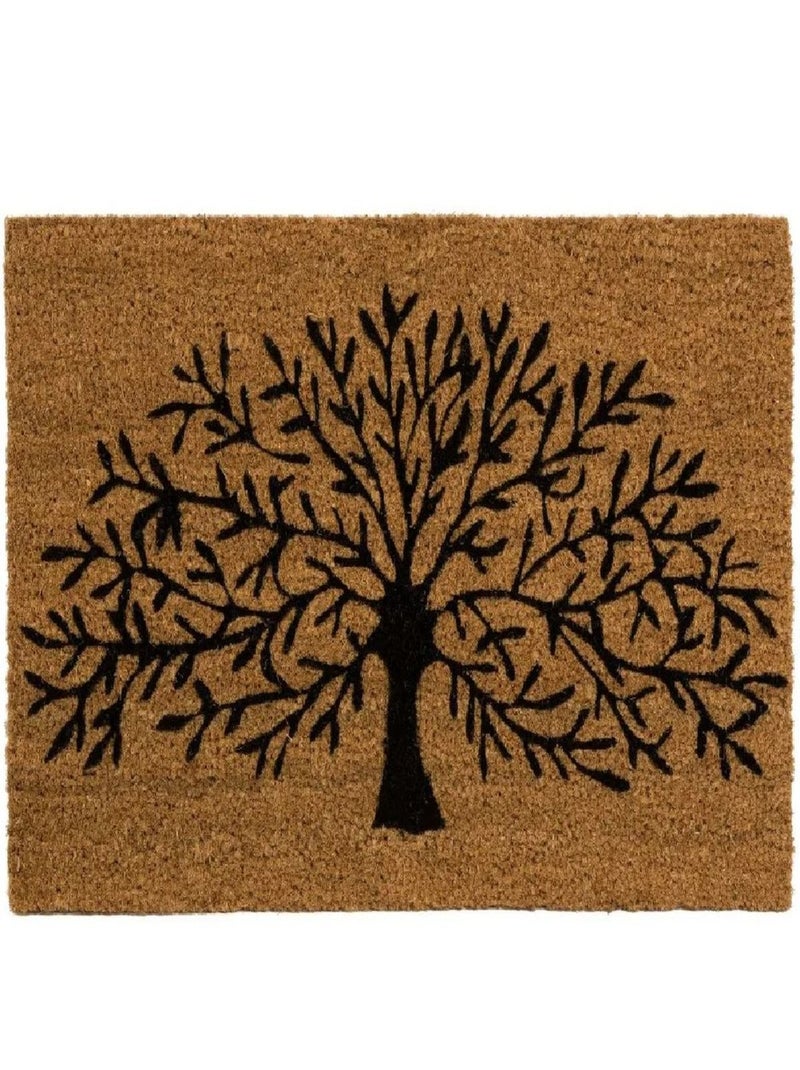 Paillasson en fibres de coco arbre de vie Beige - Kiabi
