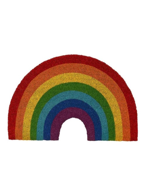 Paillasson en fibres de coco arc en ciel - Kiabi