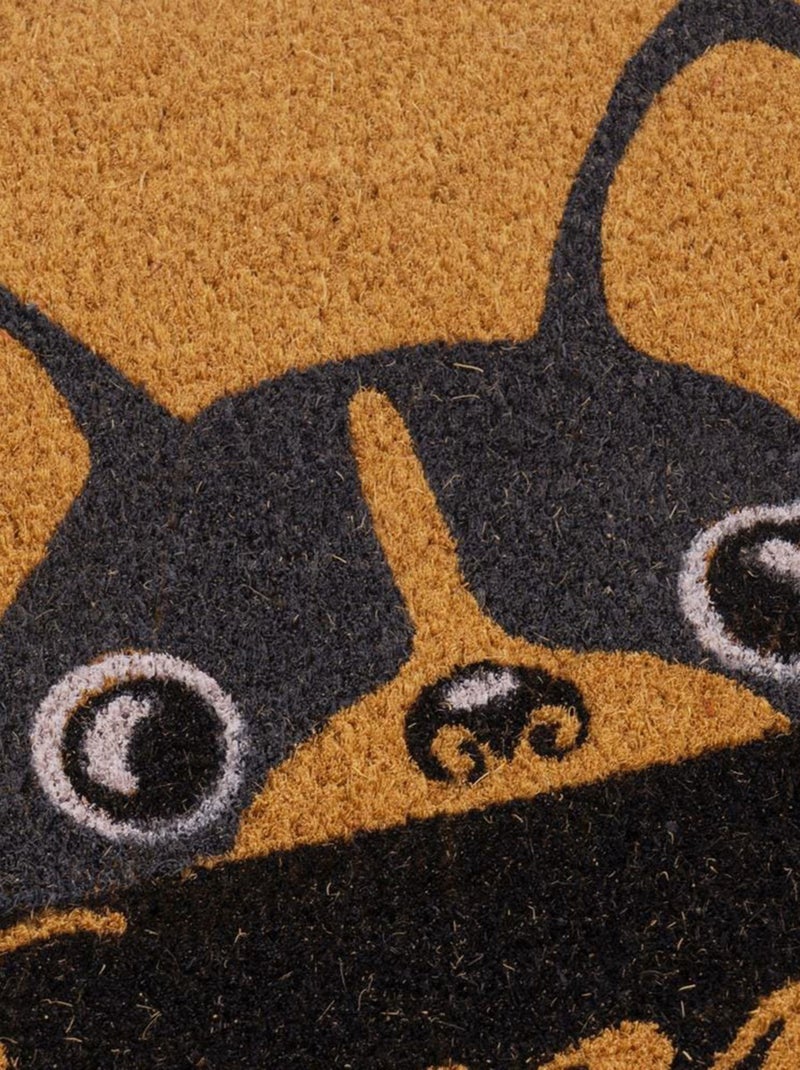 Paillasson en fibres de coco bonjour Beige - Kiabi