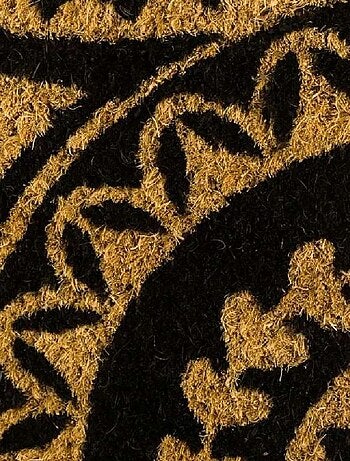 Paillasson en fibres de coco mandala