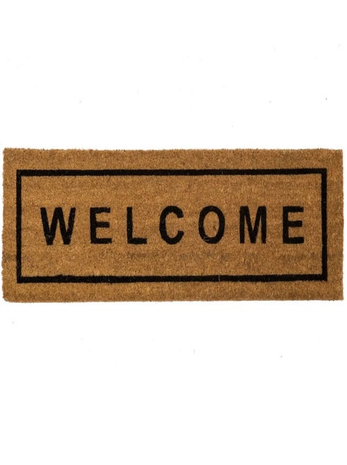 Paillasson en fibres de Coco welcome - Kiabi