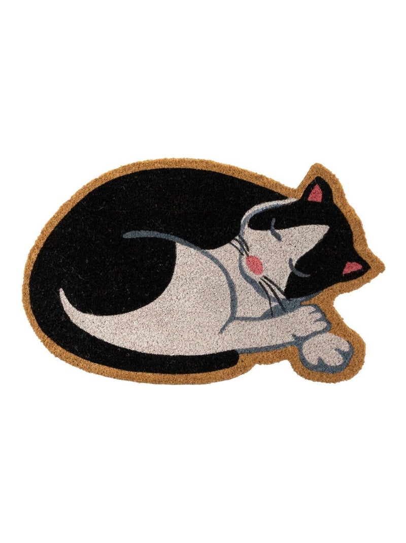 Paillasson en forme de chat Noir - Kiabi