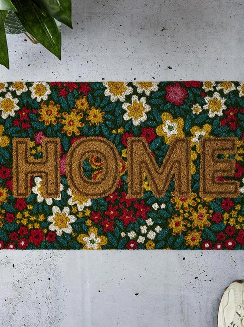 Paillasson fibre de coco JOYE Fleurs - Kiabi Paillasson fibre de coco JOYE Fleurs - Kiabi