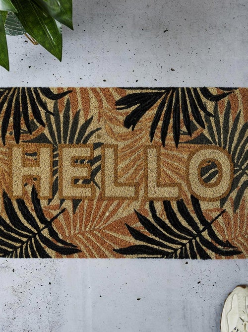 Paillasson fibre de coco JOYE Texte - Kiabi