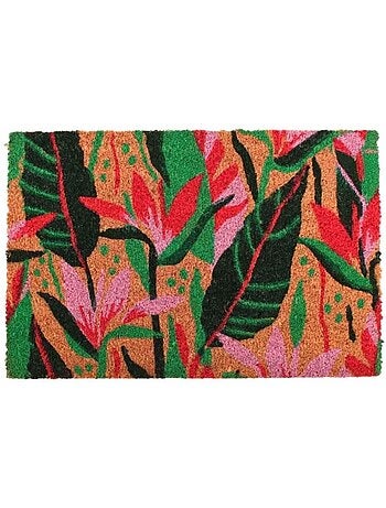Paillasson fleurs tropicales 40x60cm