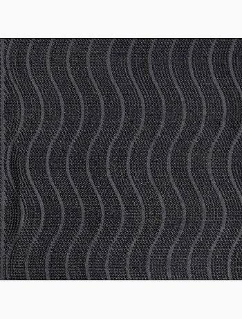 Paillasson géométrique en vagues, kilim tissé naturel, vague p