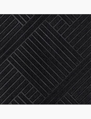 Paillasson géométrique, tissé kilim, graphique et épuré, brume