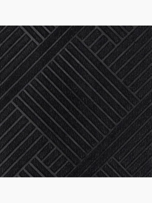 Paillasson géométrique, tissé kilim, graphique et épuré, brume - Kiabi
