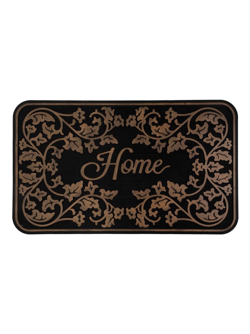 Paillasson home en Gomme Noir - Kiabi