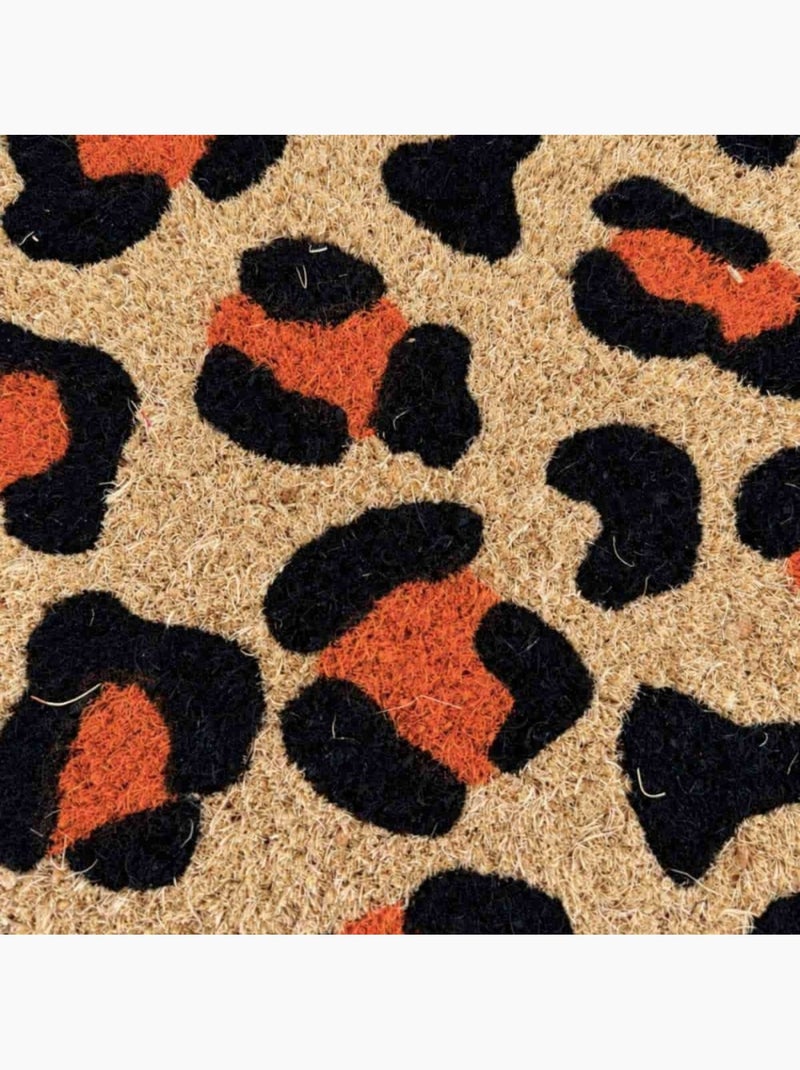 Paillasson imprimé léopard 40x60cm Beige - Kiabi