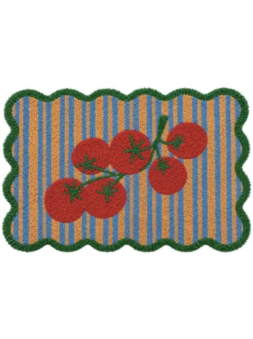 Paillasson imprimé tomates en fibres de coco 40x60cm - Kiabi