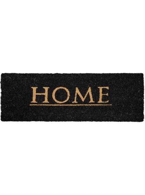 Paillasson motif texte graphique, tissé en relief, home 1 - Kiabi