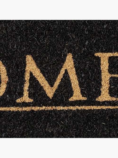 Paillasson motif texte graphique, tissé en relief, home 1 - Kiabi