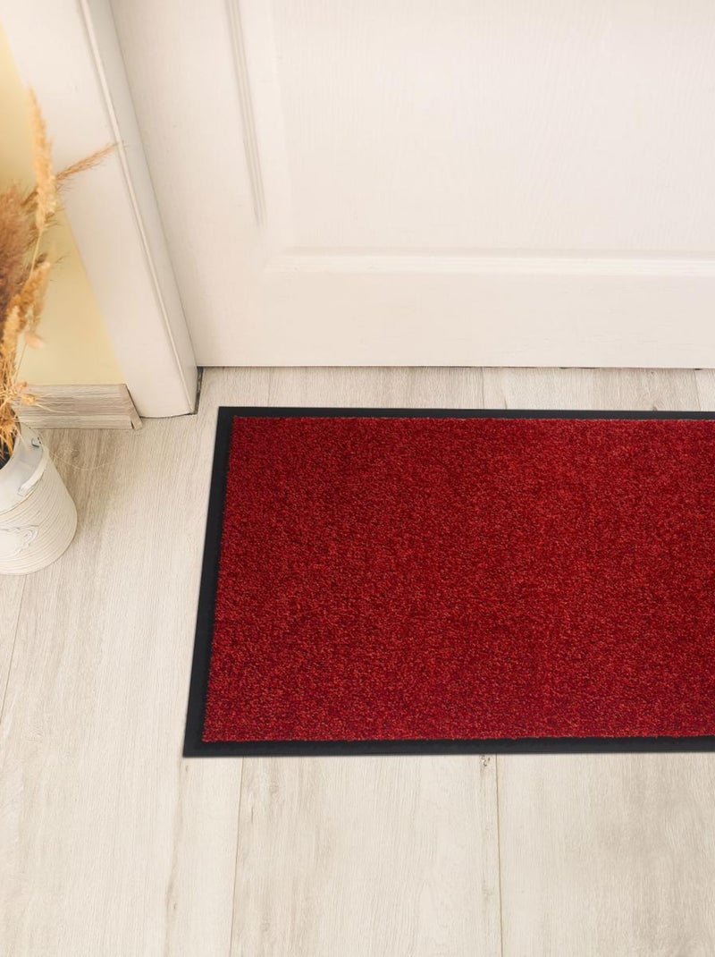 Paillasson tissé ABSORB A Rouge - Kiabi