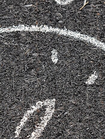 Paillasson tissé en coco motif fresque COCKTAIL