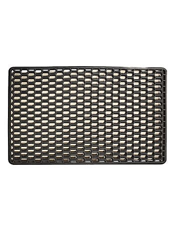 Paillasson tissé en pvc motif géométrique VINYLE