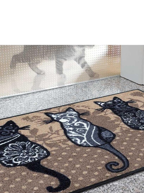 Paillasson tissé motif animaux KATBANDE - Kiabi