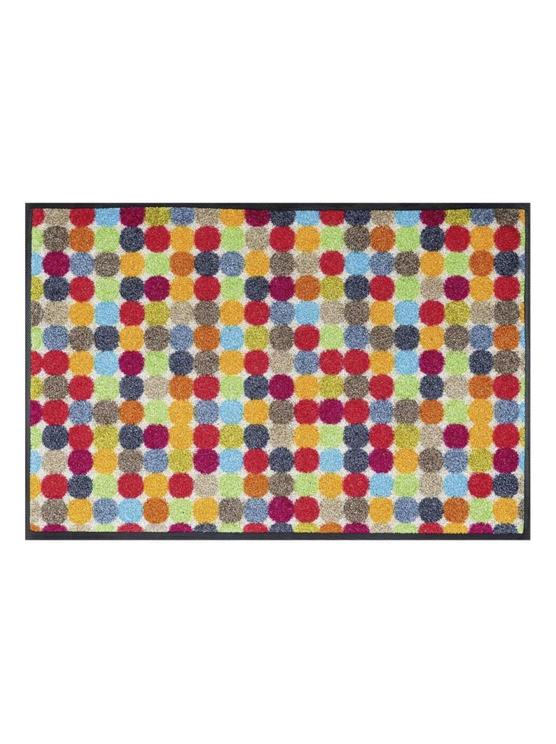 Paillasson tissé motif géométrique MIKADOS Multicolore - Kiabi