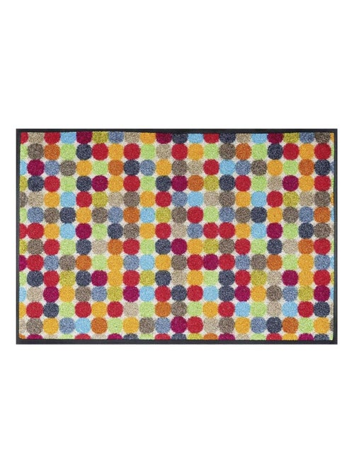 Paillasson tissé motif géométrique MIKADOTS - Kiabi