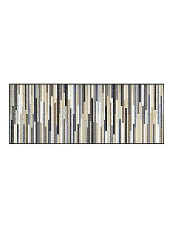 Paillasson tissé motif géométrique MIKATRI