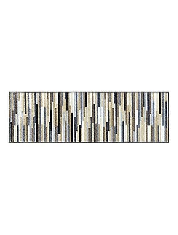 Paillasson tissé motif géométrique MIKATRI