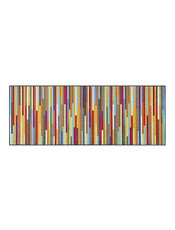Paillasson tissé motif géométrique MIKATRI