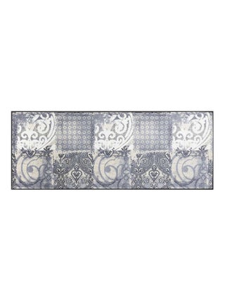 Paillasson tissé motif rétro-vintage ARABESQUE