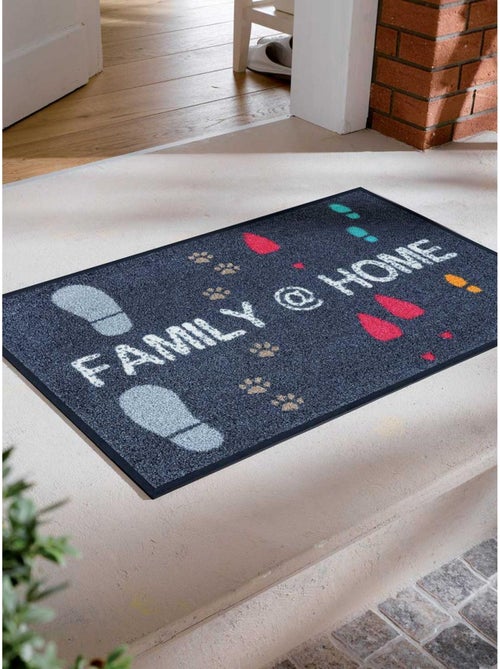 Paillasson tissé motif texte FAMIHOME - Kiabi