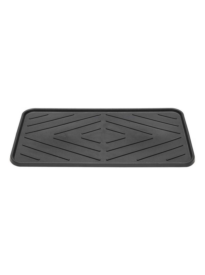 Paillasson tissé TRAY Noir - Kiabi