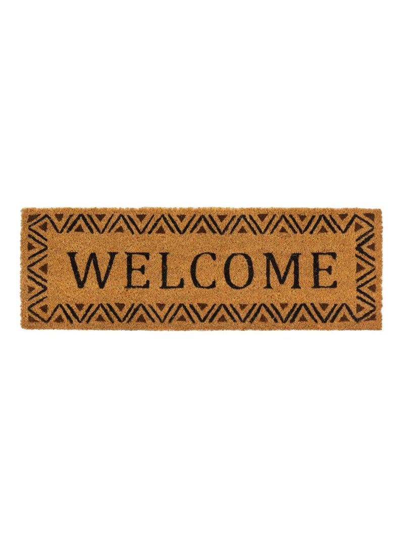 Paillasson Welcome en fibres de Coco Marron - Kiabi