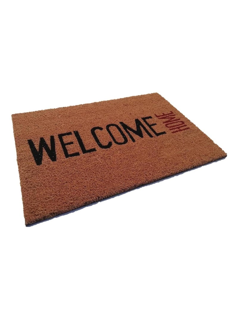Paillasson "welcome Home" 40x60cm Marron - Kiabi