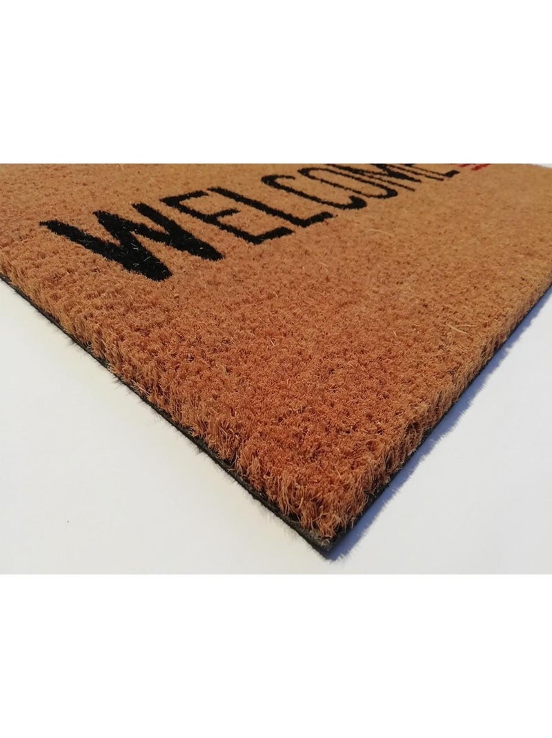 Paillasson "welcome Home" 40x60cm Marron - Kiabi