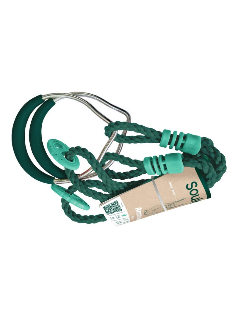 Paire d\\'anneaux en métal pour balançoire Vert - Kiabi
