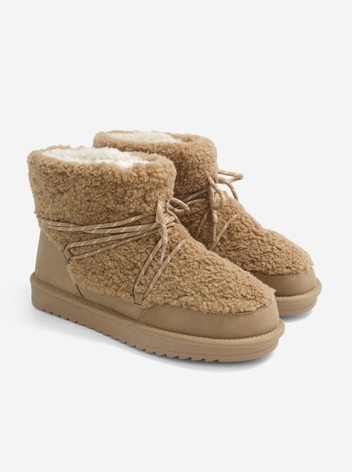 Paire de boots fourrées - Kiabi