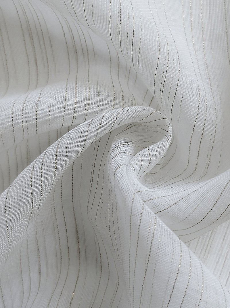 Paire de brise bise BELLA, par Soleil d'ocre Blanc Argenté - Kiabi