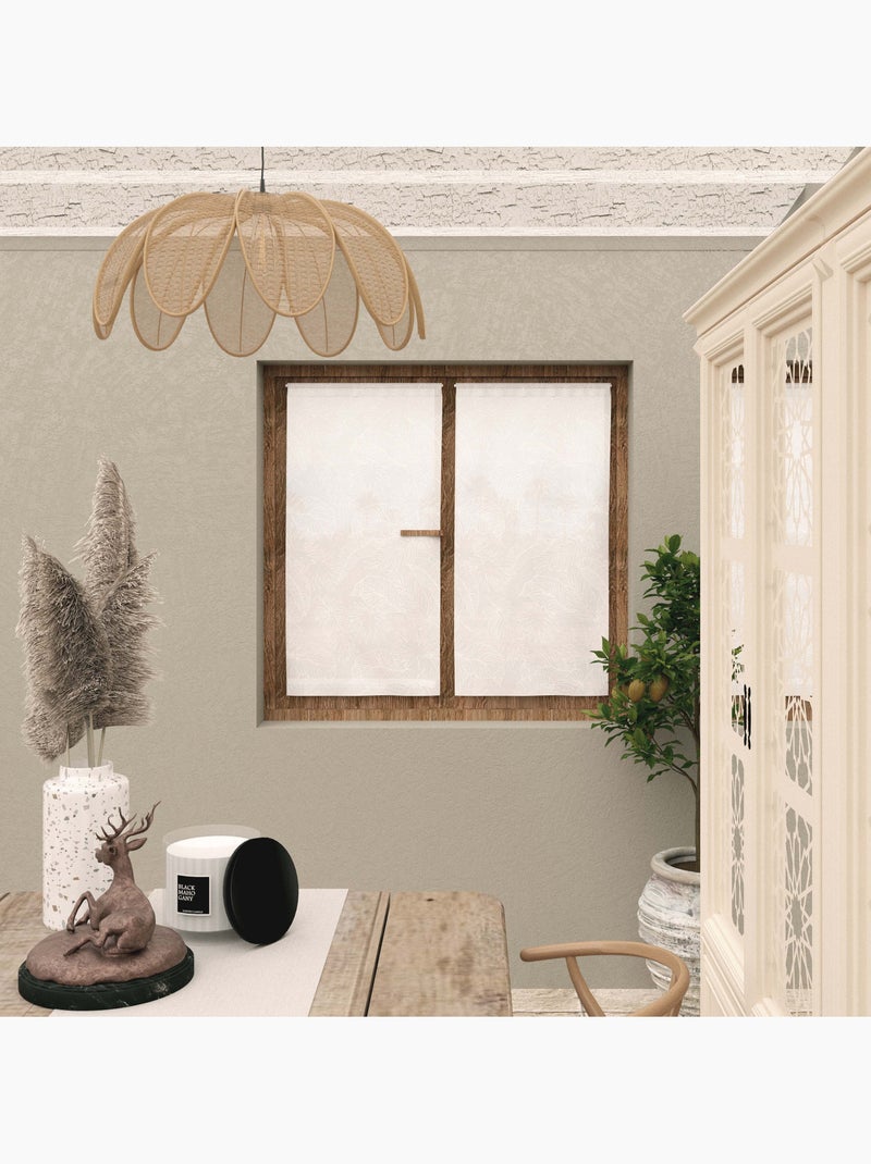 Paire de brise bise CELIA, par Soleil d'Ocre Blanc - Kiabi