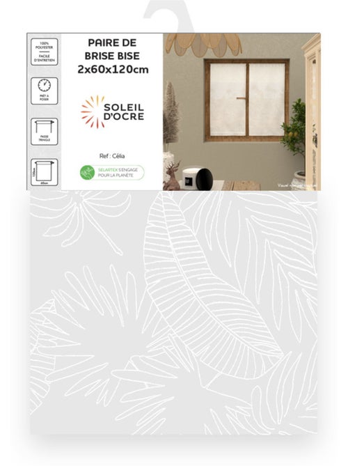 Paire de brise bise CELIA, par Soleil d'Ocre - Kiabi