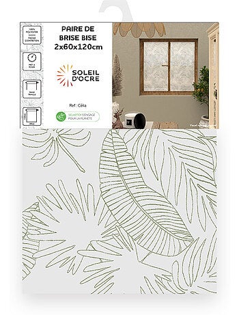 Paire de brise bise CELIA, par Soleil d'Ocre